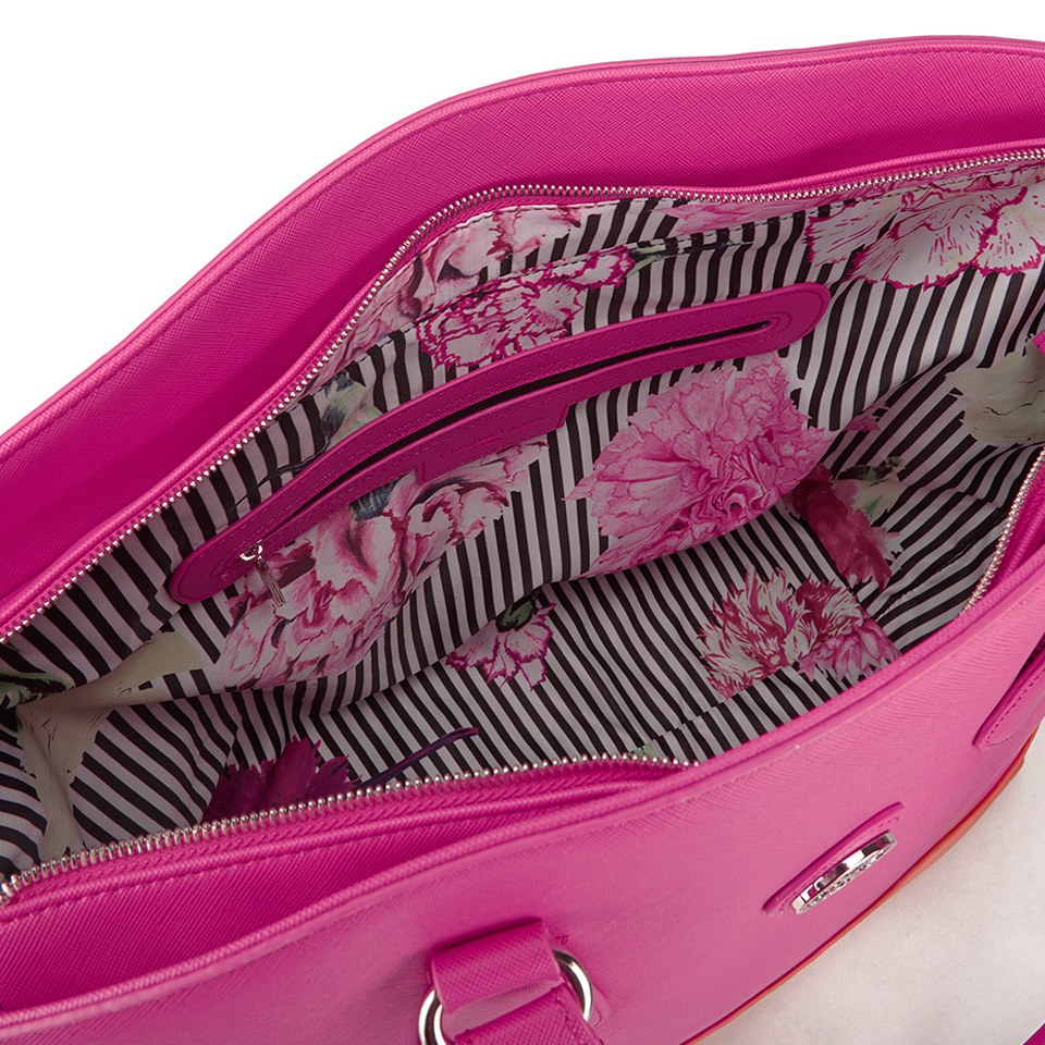 Christian Lacroix Women's Eternity Colour Block Tote - Fuschia Orange