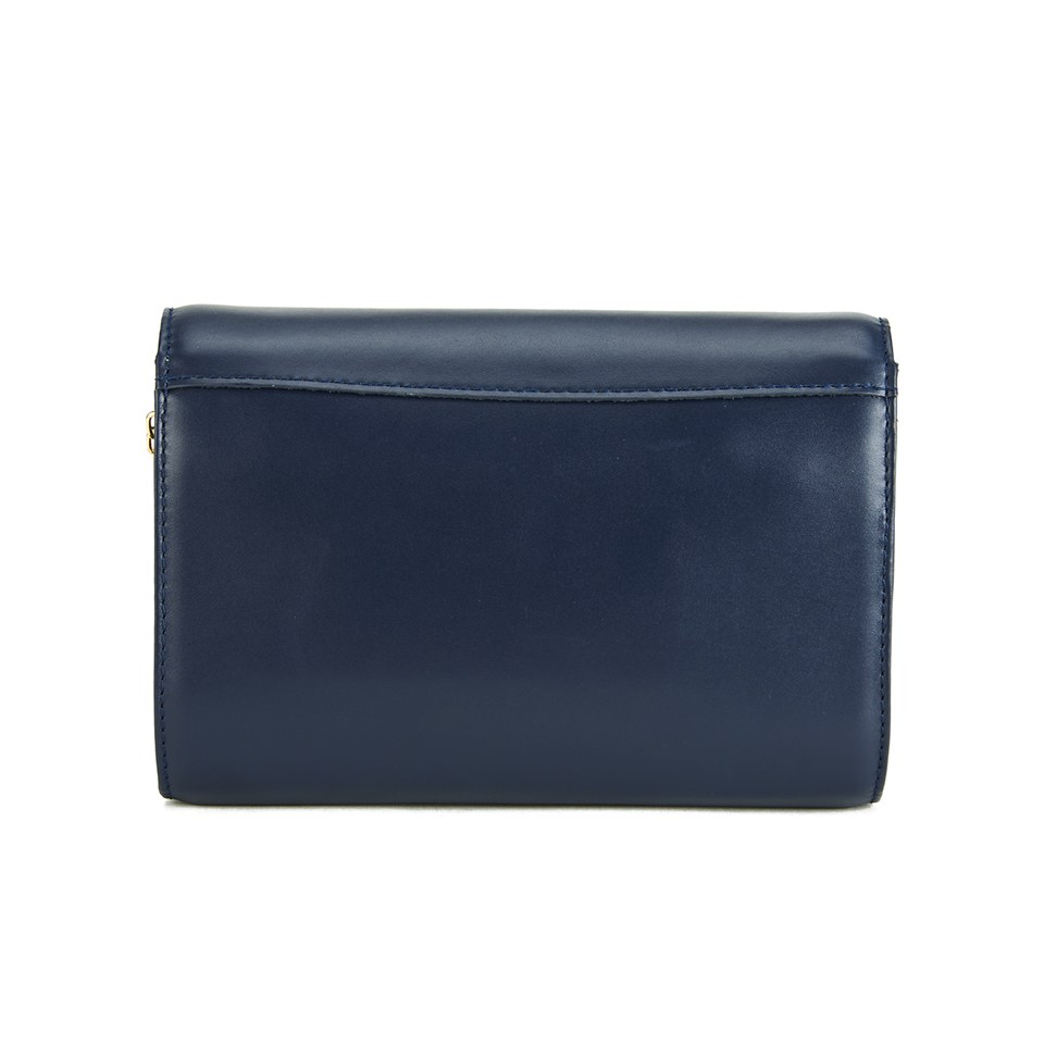 Ted Baker Women's Torey Metal Slim Bow Leather Cross Body Bag - Navy