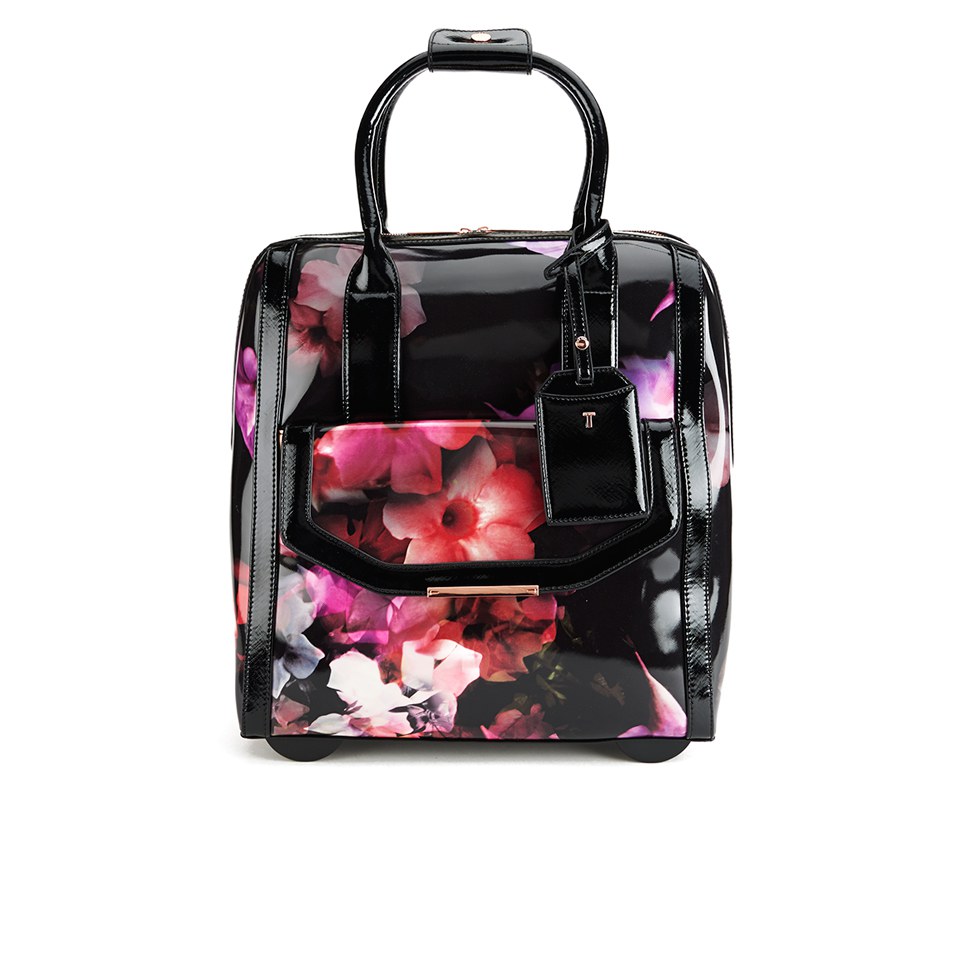 typist Kakadu Verfrissend Ted Baker Women's Connie Cascading Floral Travel Bag - Black