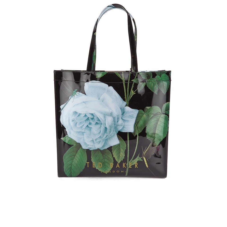 Ted Baker Women's Roscon Distinguish Rose Print Icon Tote Bag - Black