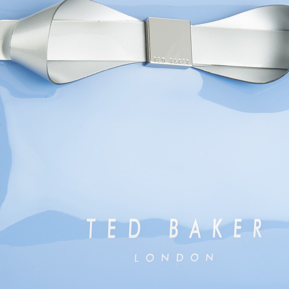 Ted Baker Women's Ameliia Slim Bow Large Cosmetic Bag - Powder Blue