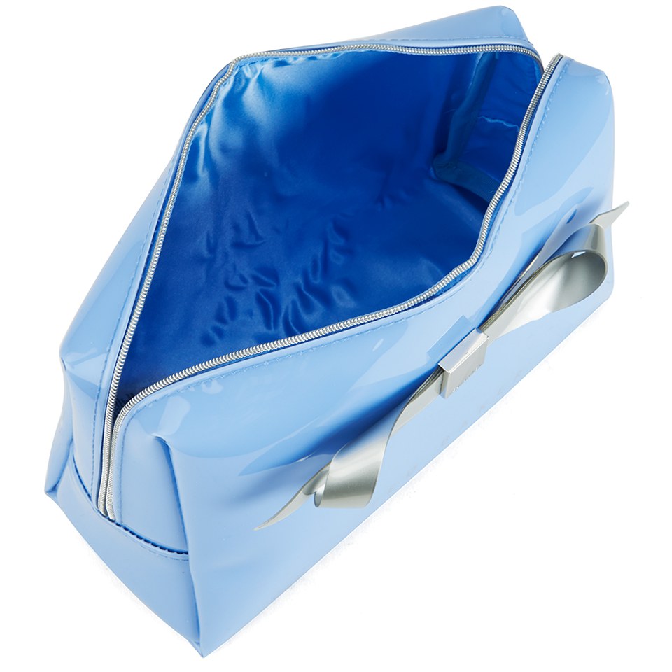 Ted Baker Women's Ameliia Slim Bow Large Cosmetic Bag - Powder Blue
