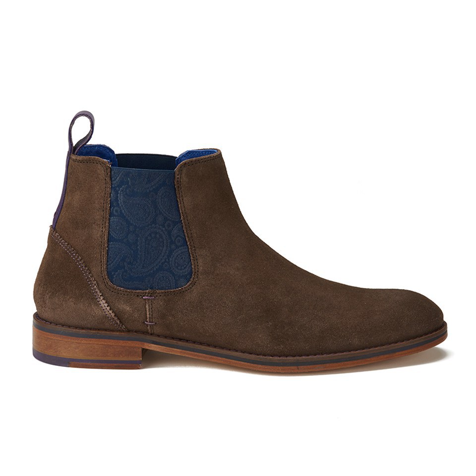 Ted Baker Men s Camroon 2 Suede Chelsea Boots Dark Brown Coggles