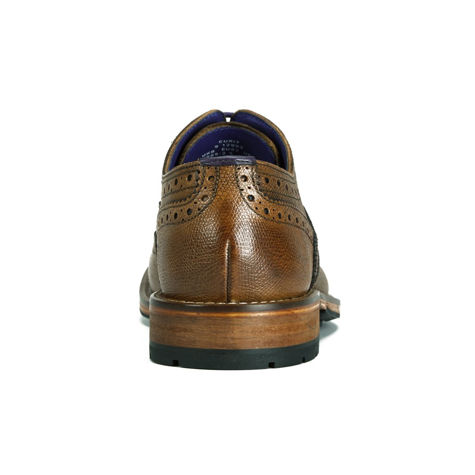 Ted Baker Men s Guri 7 Leather Brogue Shoes Tan Allsole