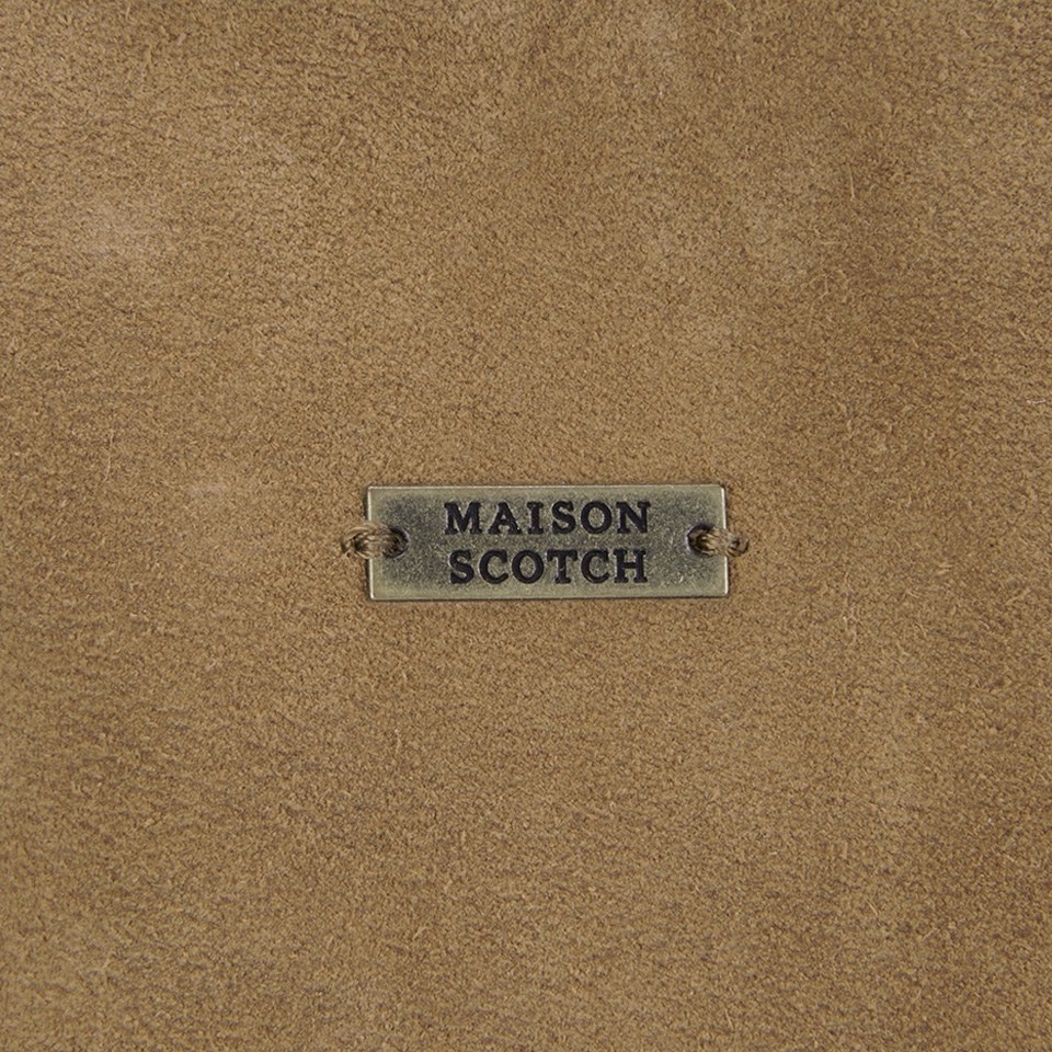 Maison Scotch Women's Cute Leather Bucket Bag - Tan