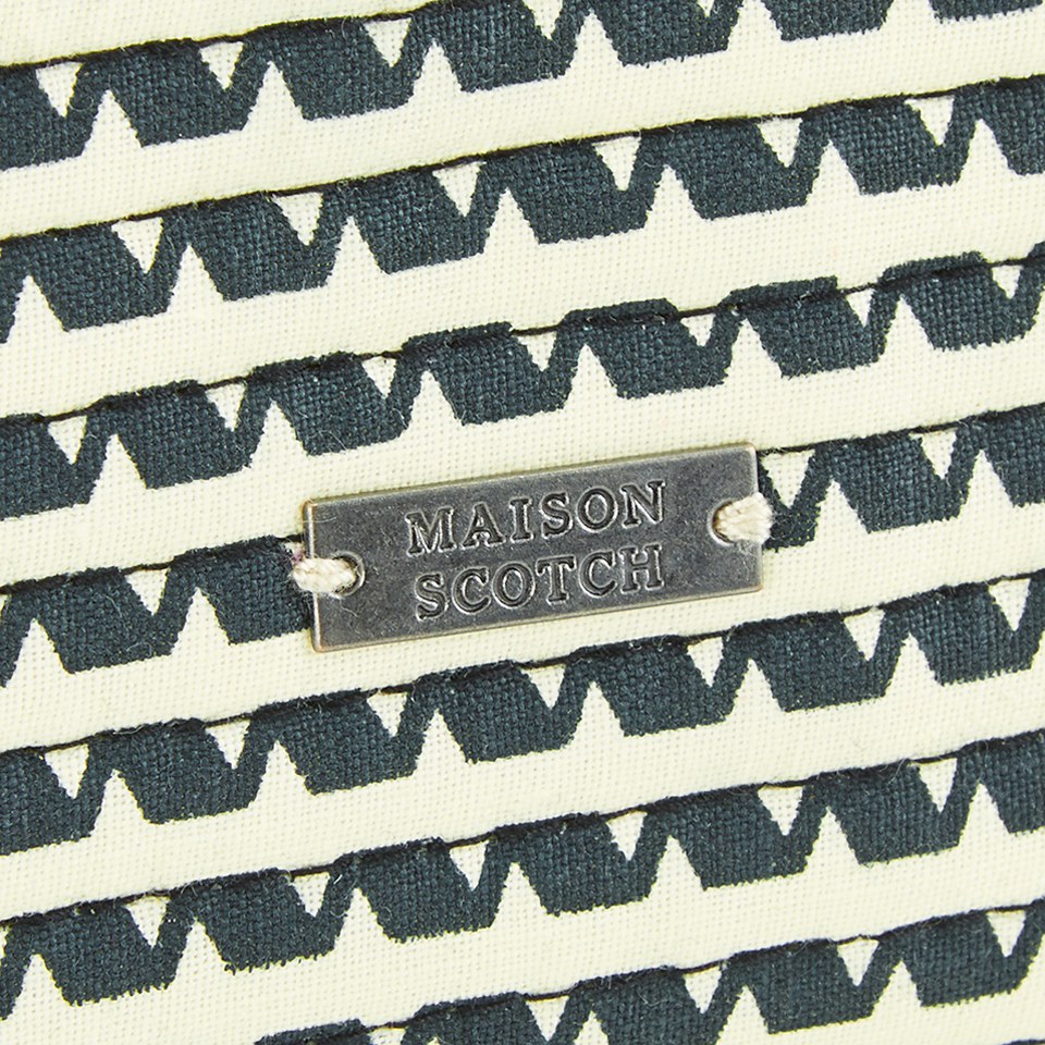 Maison Scotch Women's Printed Clutch - Black/White