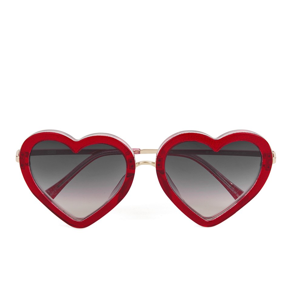 Glitter heart sunglasses cheap