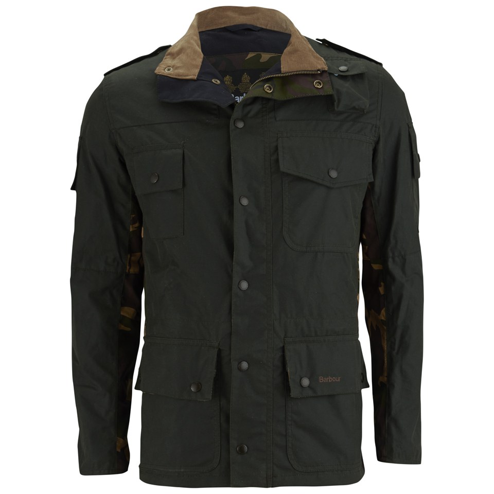 Barbour Men s Cowen Commando Wax Jacket Sage Coggles