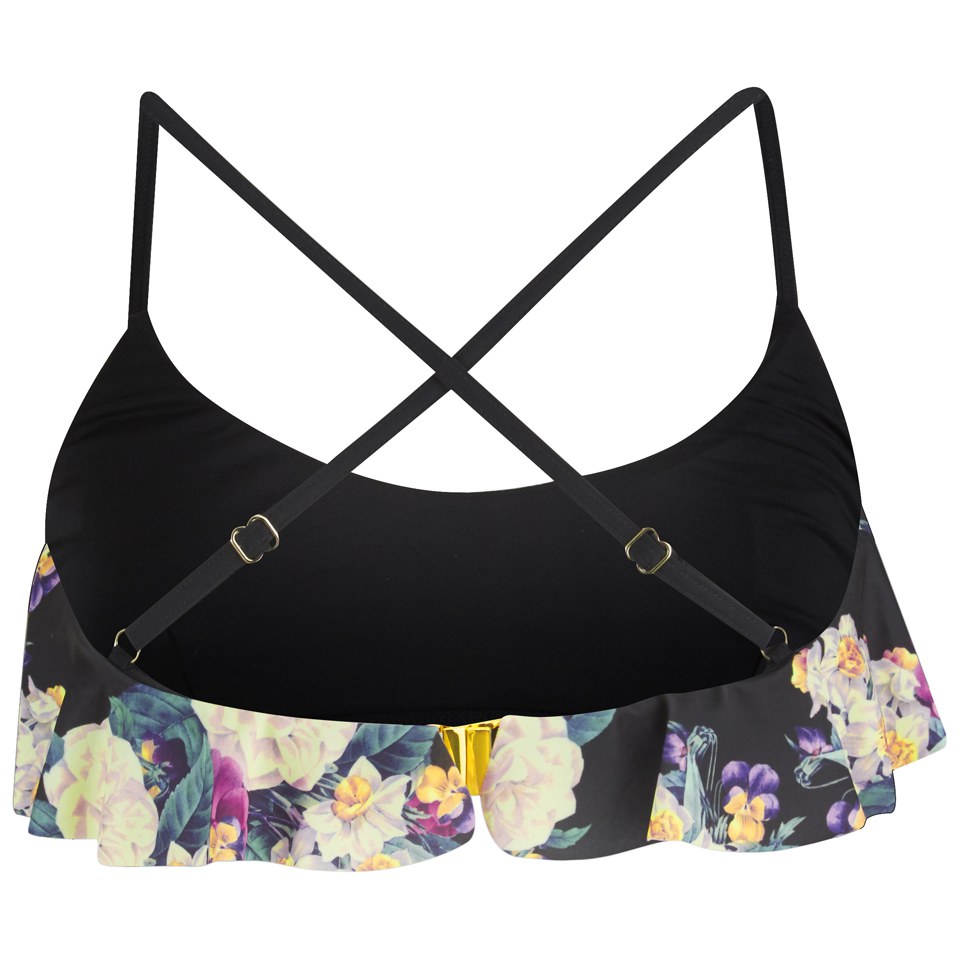 MINKPINK Women's Secret Garden Frill Bikini Top - Multi