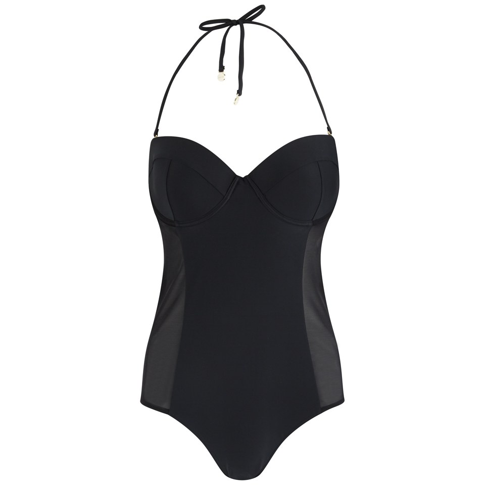 MINKPINK Women's Dhalia Mesh Panel Swimsuit - Black