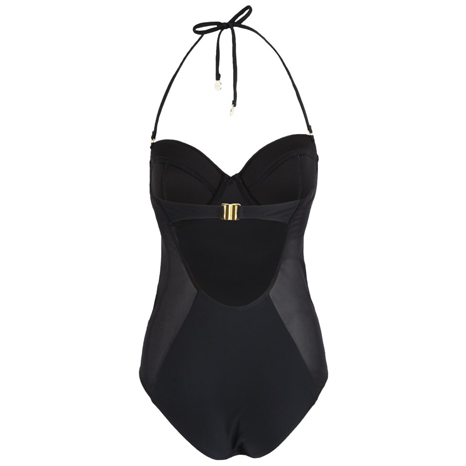 MINKPINK Women's Dhalia Mesh Panel Swimsuit - Black