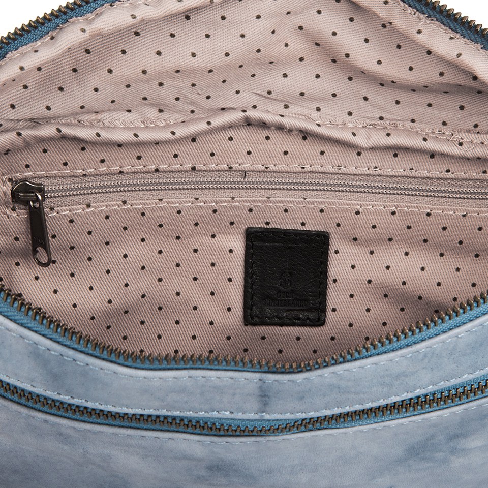 BeckSöndergaard Women's Belly Edge Leather Bum Bag - Washed Denim