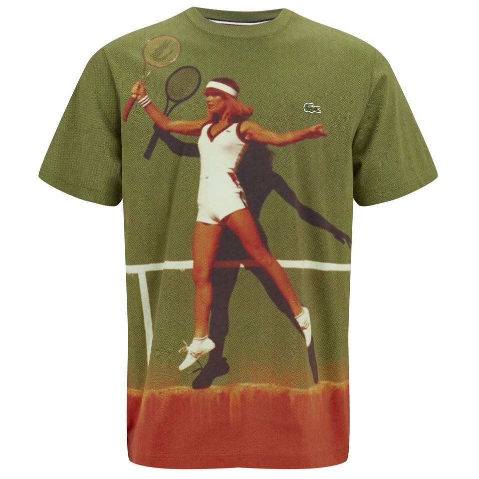 Lacoste Live Vintage Ads Men s T Shirt Multi Coggles