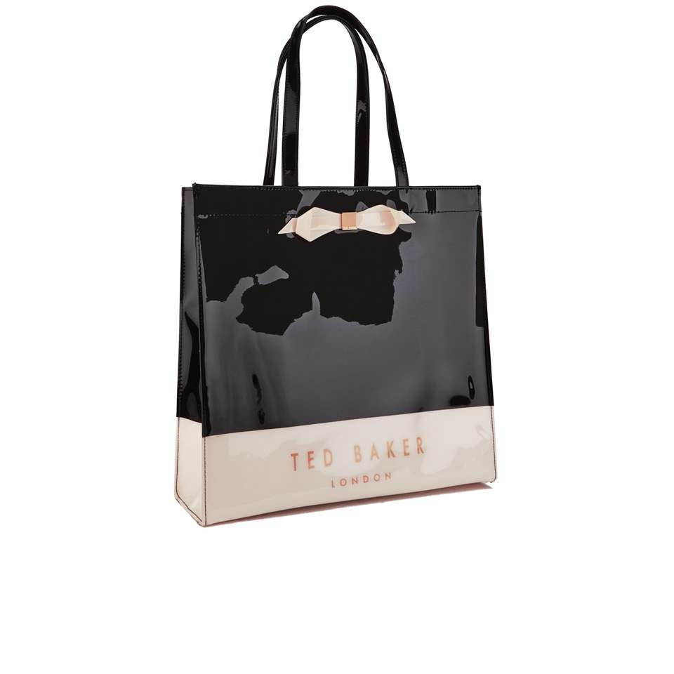 Ted Baker Blockon Colour Block Large Bow Icon Bag - Black