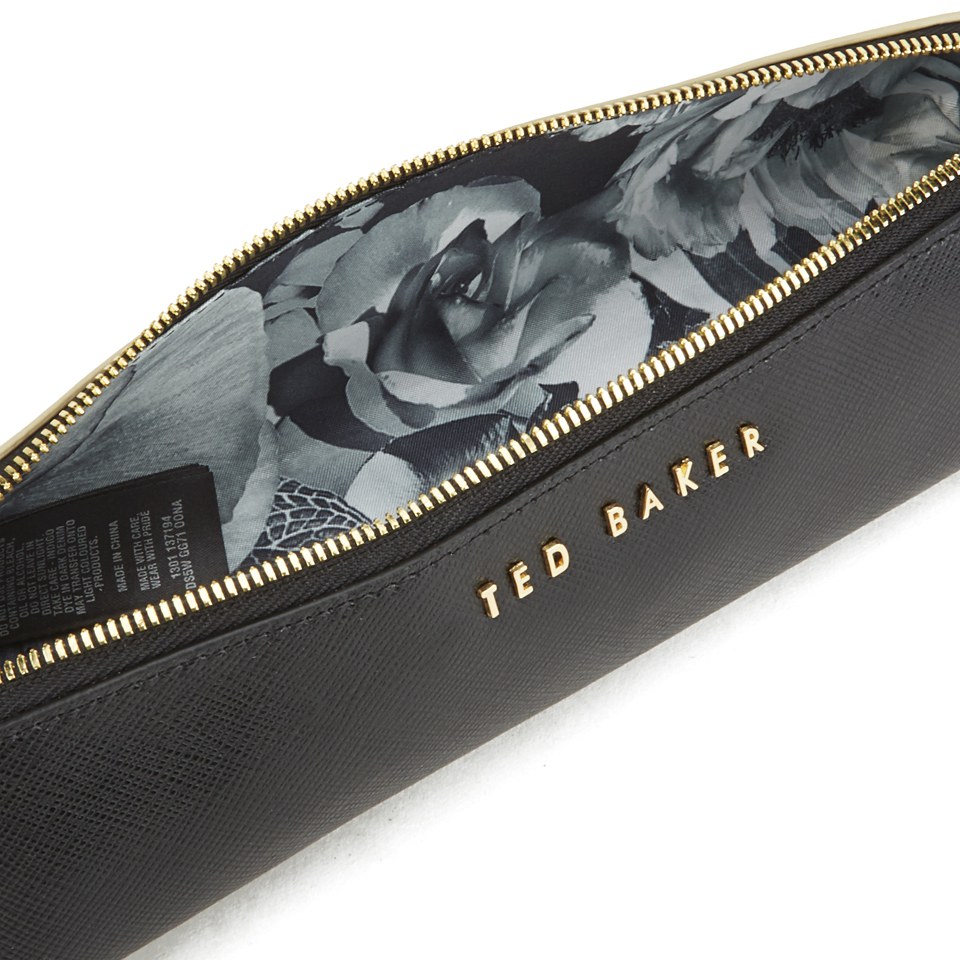 Ted Baker Oona Colour Block Dome Pencil Case - Black