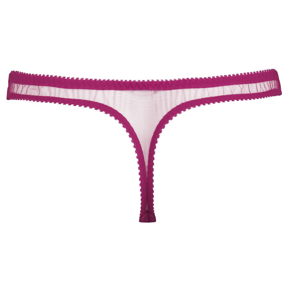 L'Agent by Agent Provocateur Women's Idalia Thong - Dark Pink