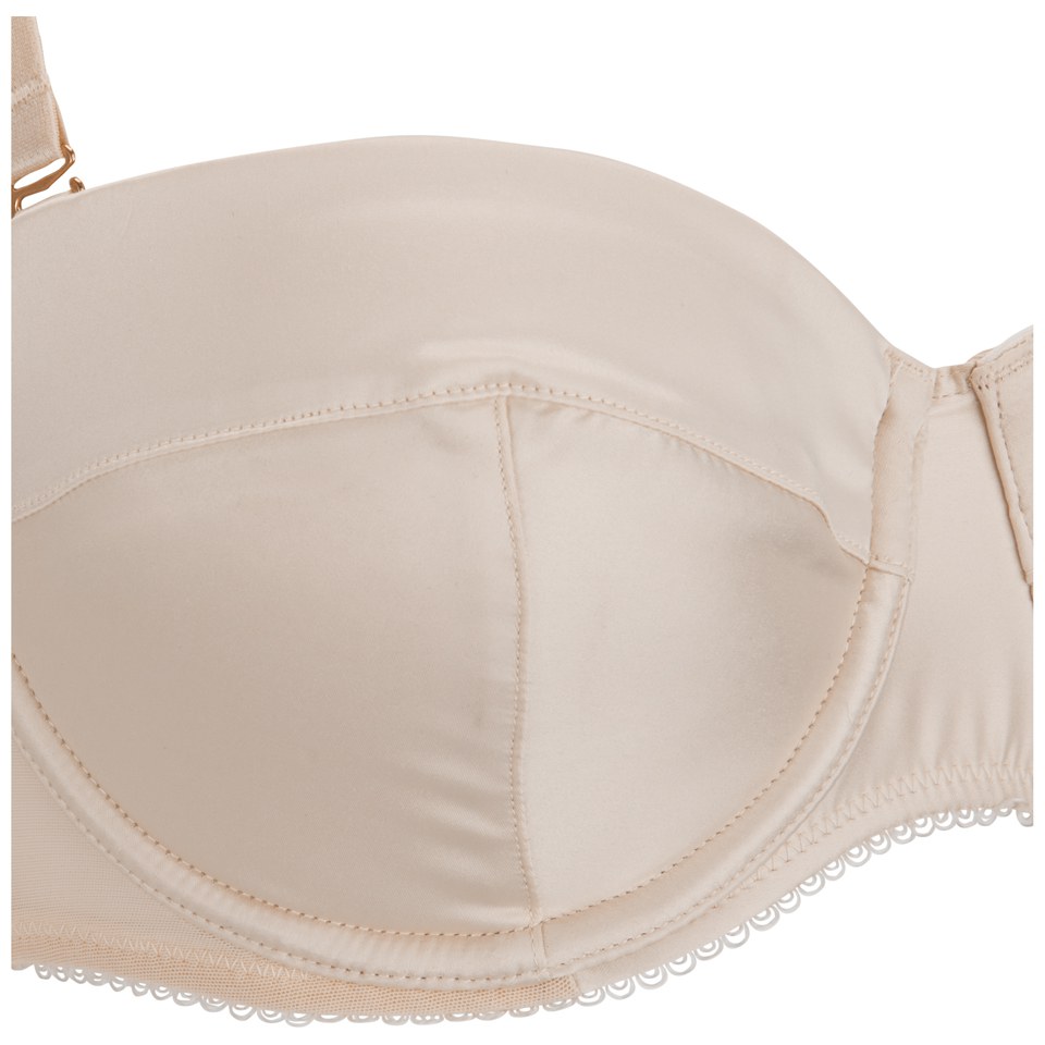 L'Agent by Agent Provocateur Women's Penelope Padded Strapless Bra - Nude