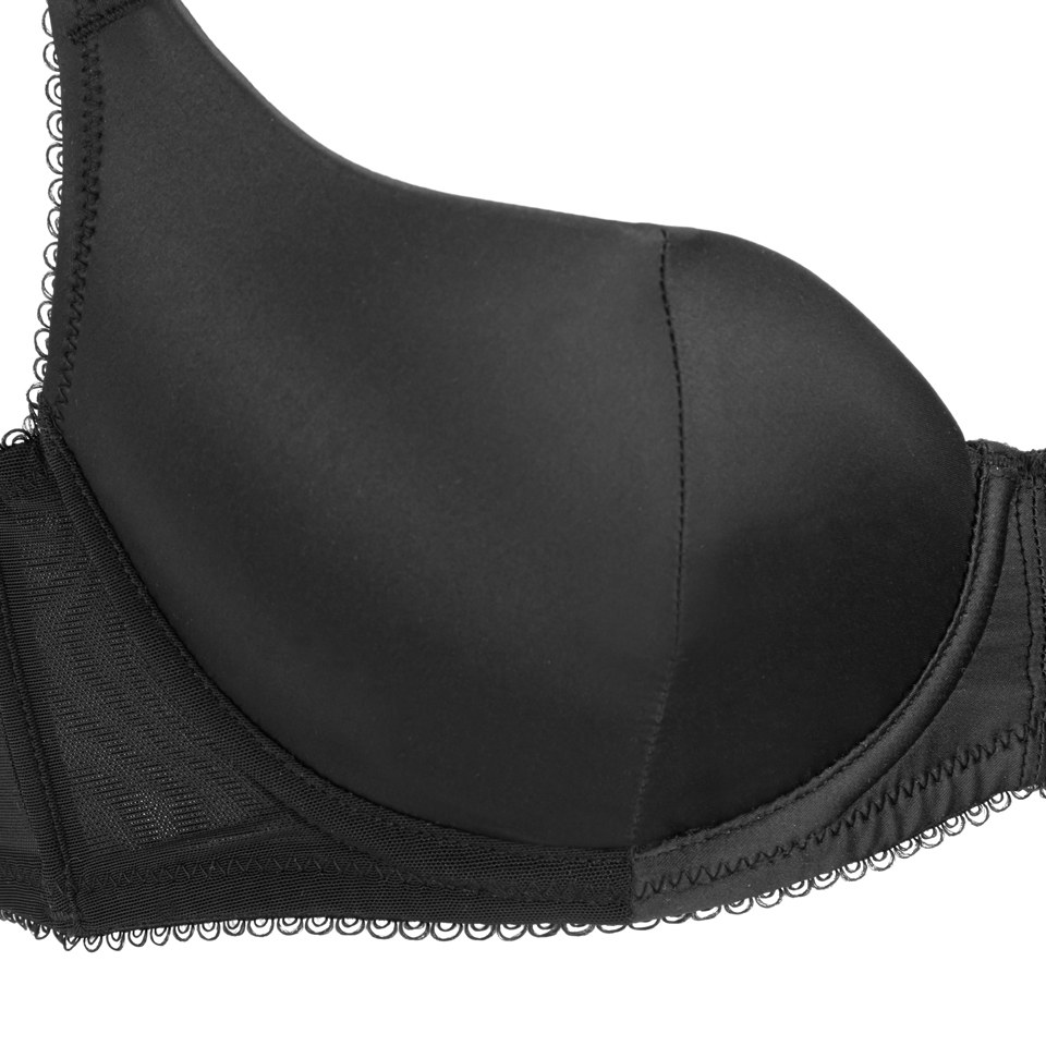 L'Agent Women's Penelope Padded Balcony Bra - Black