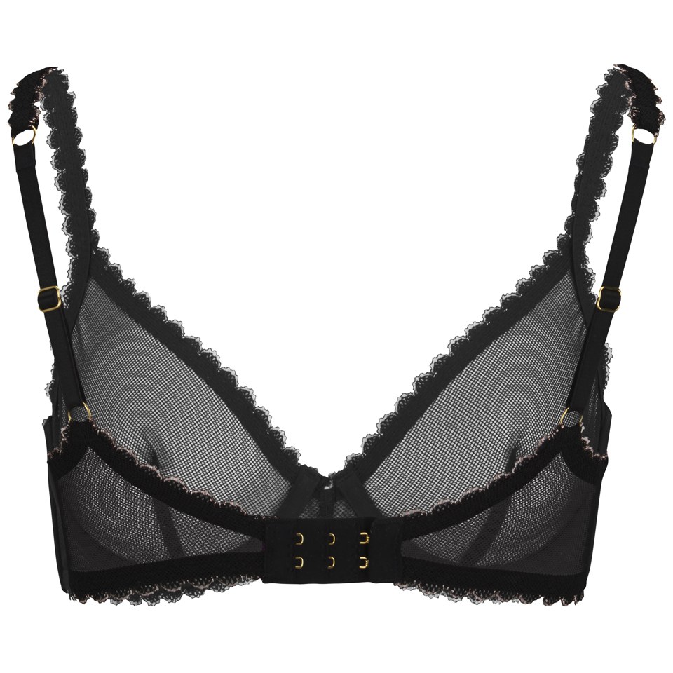 L'Agent by Agent Provocateur Women's Bela Non Pad Plunge Bra - Black