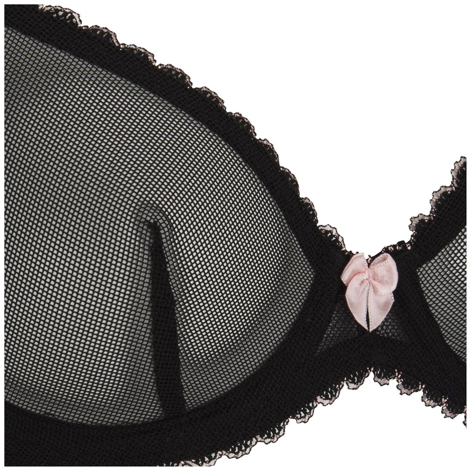 L'Agent by Agent Provocateur Women's Bela Non Pad Plunge Bra - Black