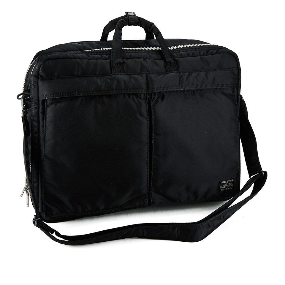 Porter Yoshida Men s Tanker 3 Way Briefcase Black Coggles