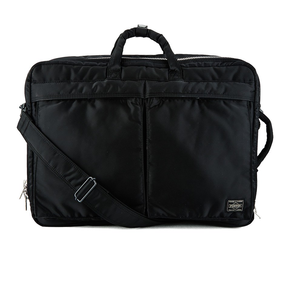 Porter Yoshida Men s Tanker 3 Way Briefcase Black Coggles