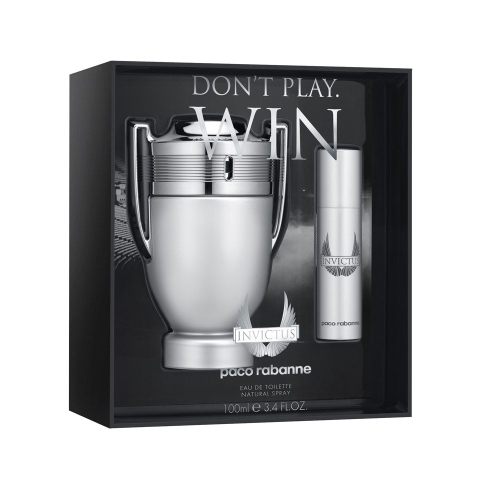 Paco Rabanne Invictus Collector Set EDT (100ml) and Travel Spray (10ml)
