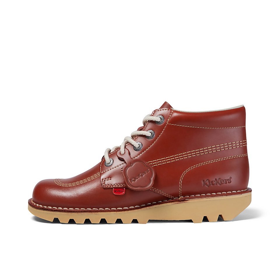 Adult Unisex Kick Hi Leather Dark Tan