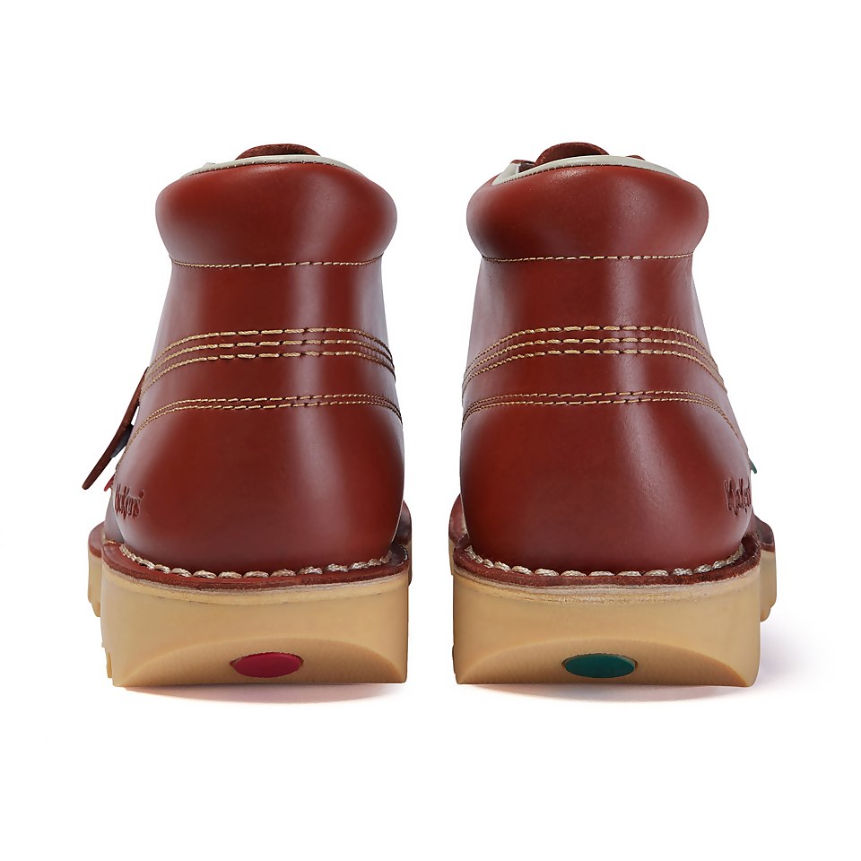 Adult Unisex Kick Hi Leather Dark Tan