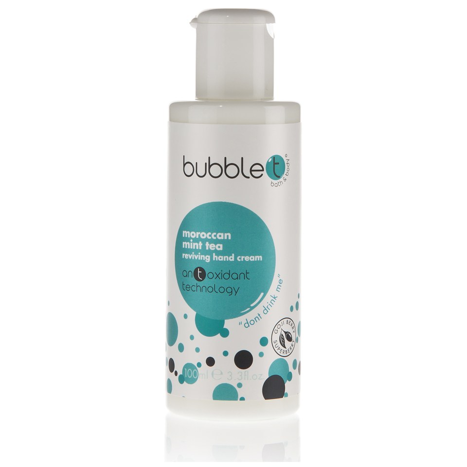 Bubble T Bath and Body Hand Cream in Hibiscus and Acai Berry Tea (100ml)