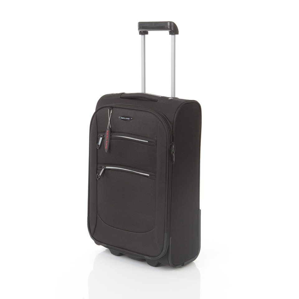 Redland '50FIVE Collection' 2 Wheel Trolley Suitcase Set - Black - 75/65/55cm (3 Piece)