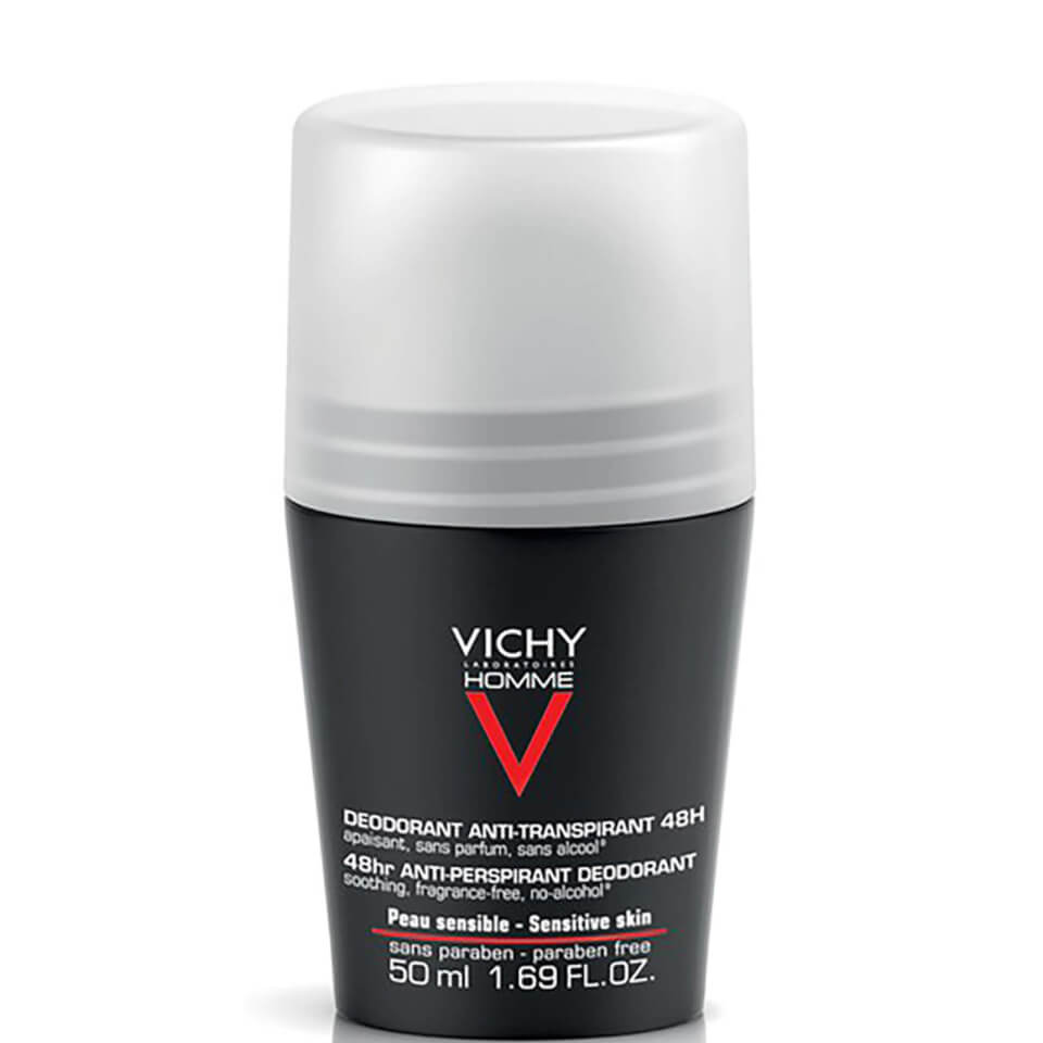VICHY Homme Men's Deodorant for Sensitive Skin Roll-On 50ml