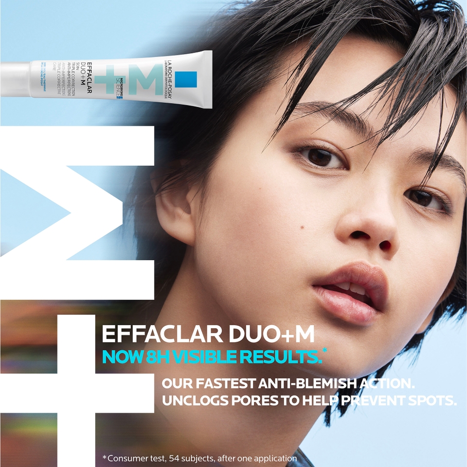 La Roche-Posay Effaclar Duo+M Anti-Blemish Corrective Gel Moisturiser for Oily, Blemish-Prone Skin 40ml