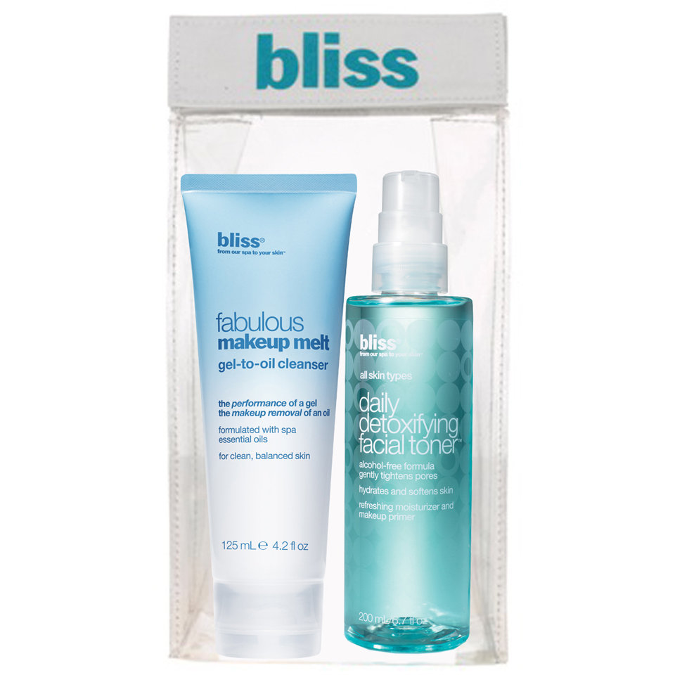 bliss Basic ‘Skin’-Stinct Fabulous Make-Up Cleanser and Toner Duo