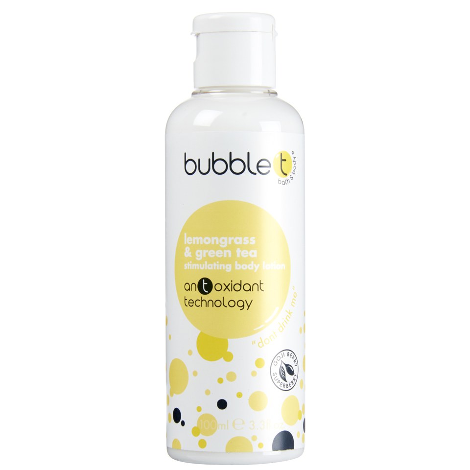Bubble T Bath and Body Body Lotion - Lemongrass and Green Tea (100ml) (Free Gift)