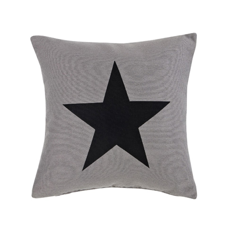 Big Star Cushion - Grey