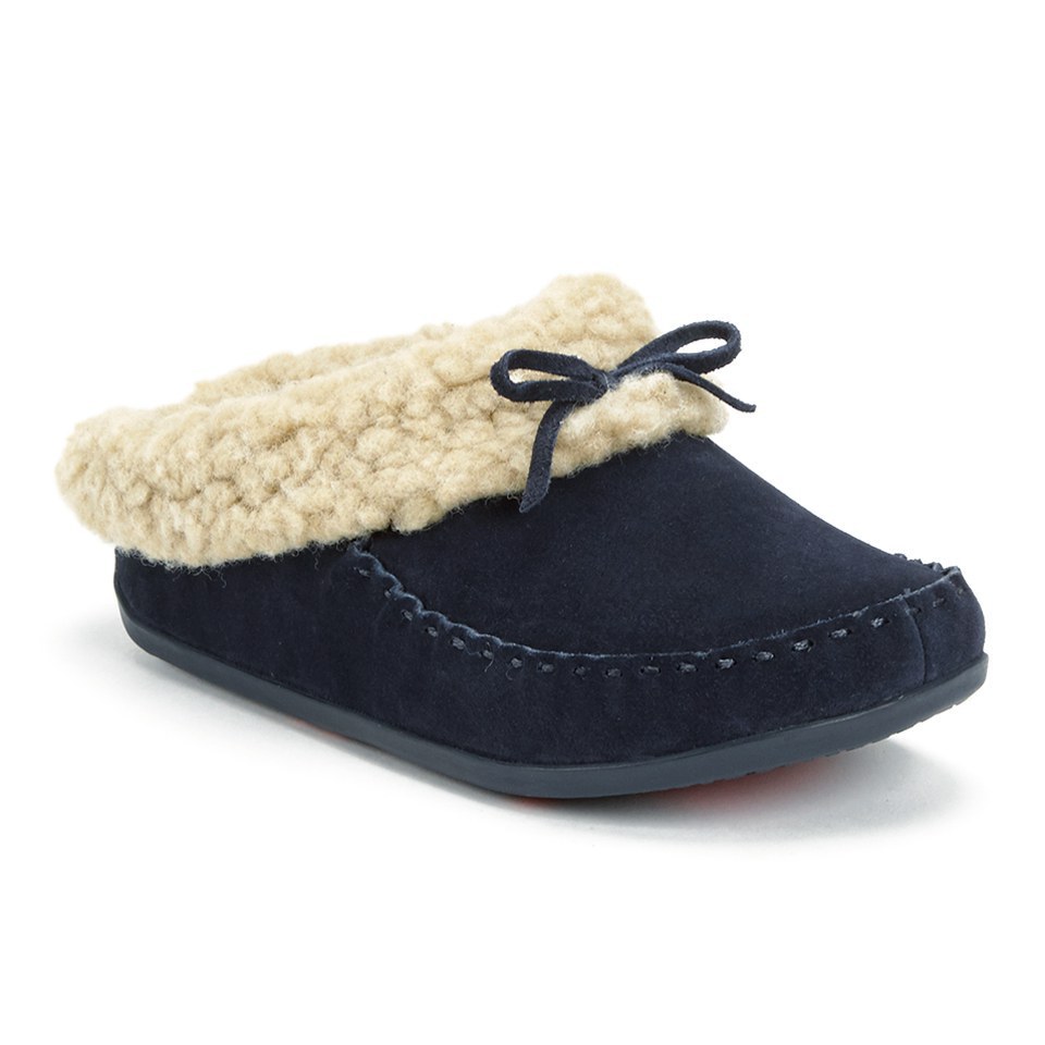 FitFlop Women s The Cuddler Snugmoc Suede Mule Slippers
