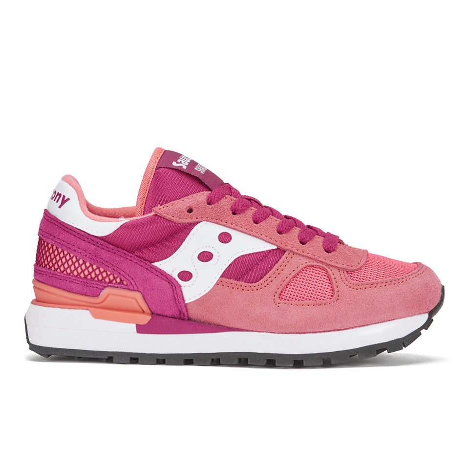 Saucony Women s Shadow Original Trainers Pink Red Allsole