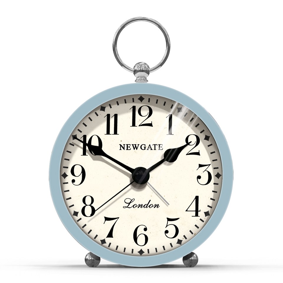 Newgate Gents Alarm Clock - Blue