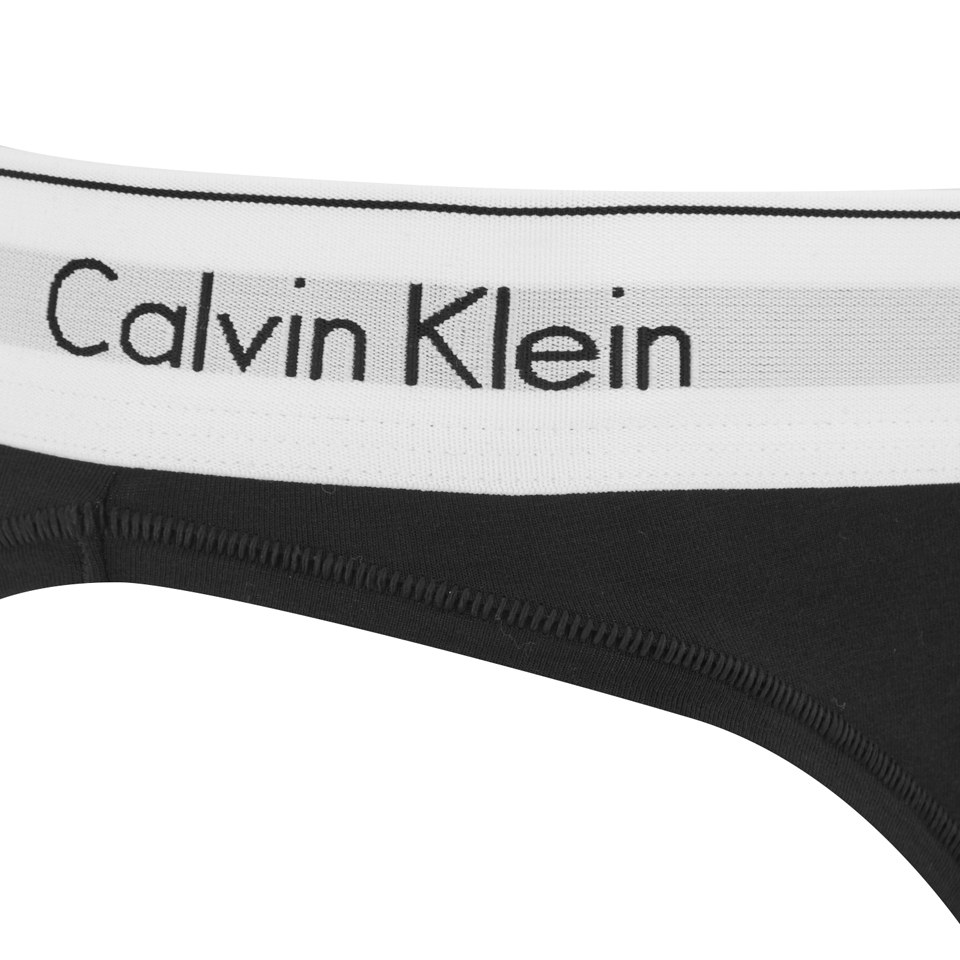 Calvin Klein Women's Modern Cotton Bikini Briefs - Black