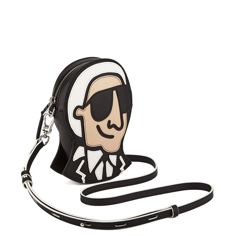Tiffany Cooper for Karl Lagerfeld Women's TC Karl Fun Cross Body Bag - Black
