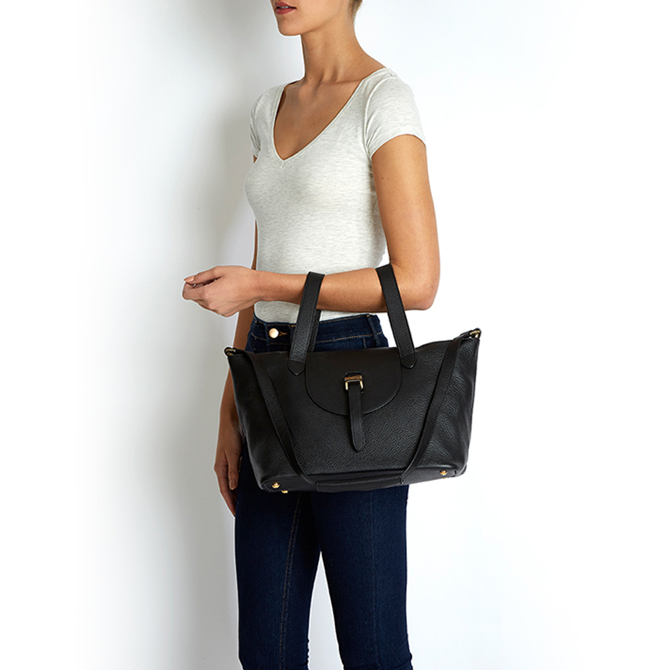 meli melo Thela Medium Tote Bag - Black