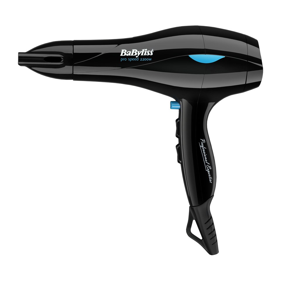 Secador para el cabello PRO Speed 2200 de BaByliss - Negro/Azul
