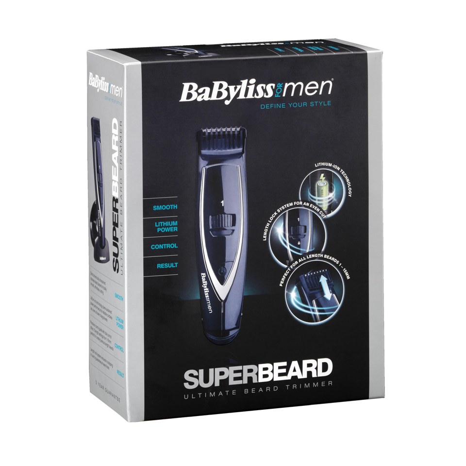 BaByliss For Men Super Beard Trimmer - Navy