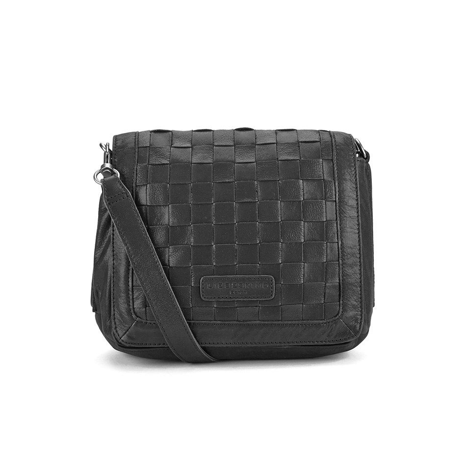 Liebeskind Women's Viona Silky Suede Woven Cross Body Bag - Black