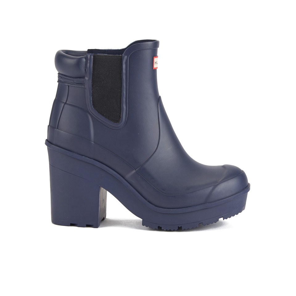 Hunter chelsea block best sale heel boots