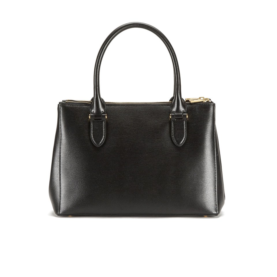 Lauren Ralph Lauren Women's Newbury Double Zipper Shopper Bag - Black