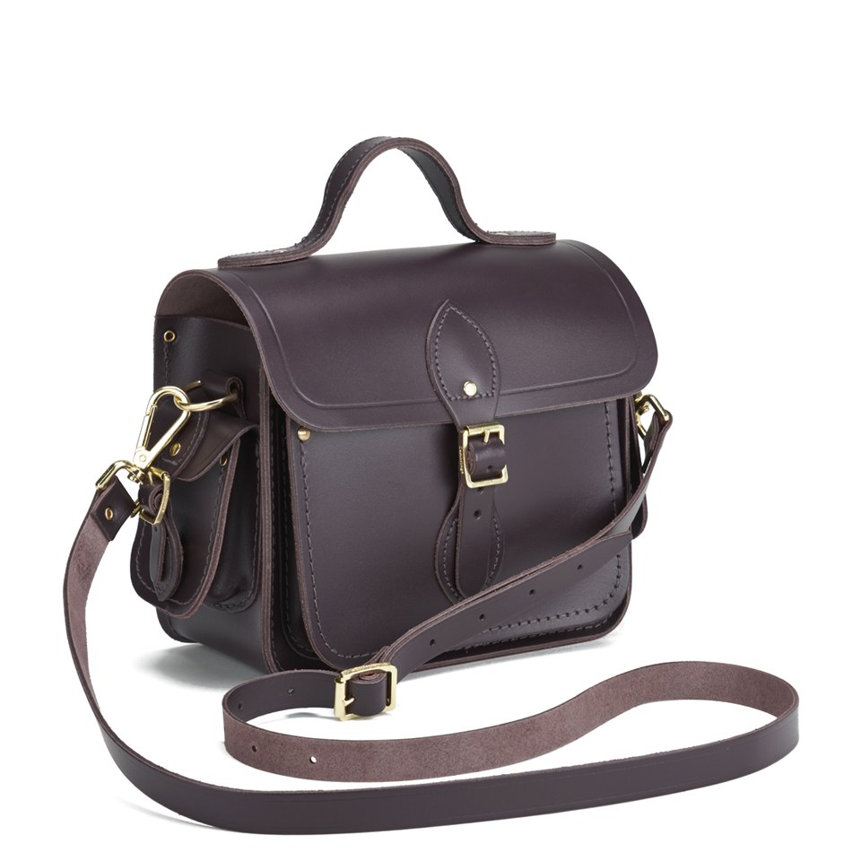 The Cambridge Satchel Company Small Traveller Bag with Side Pockets - Port