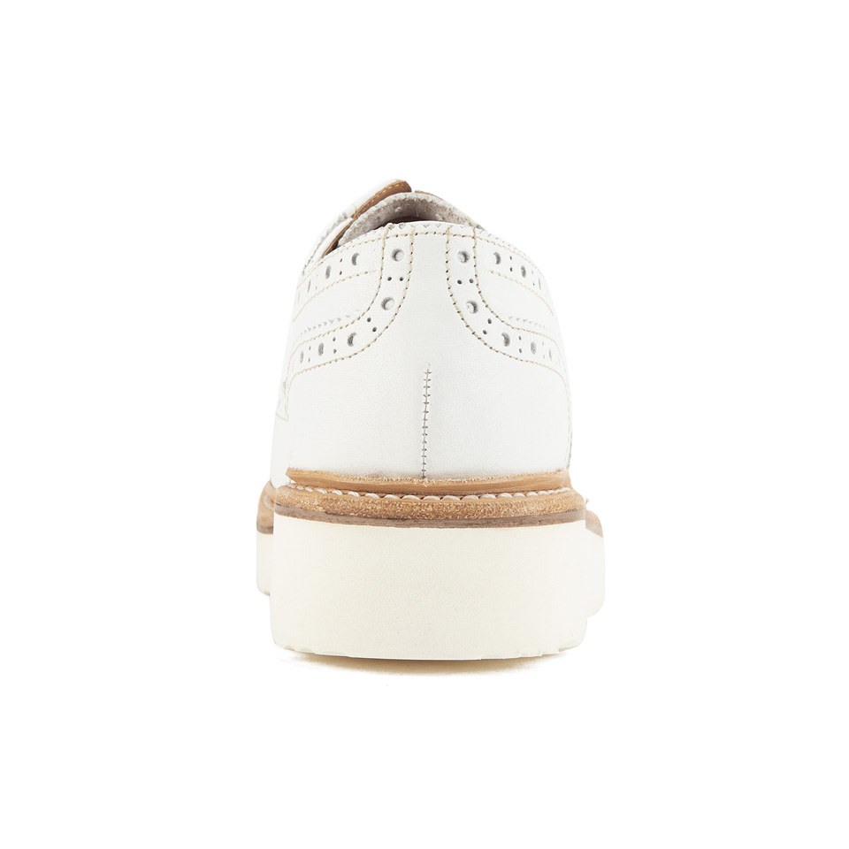 Grenson white brogues discount