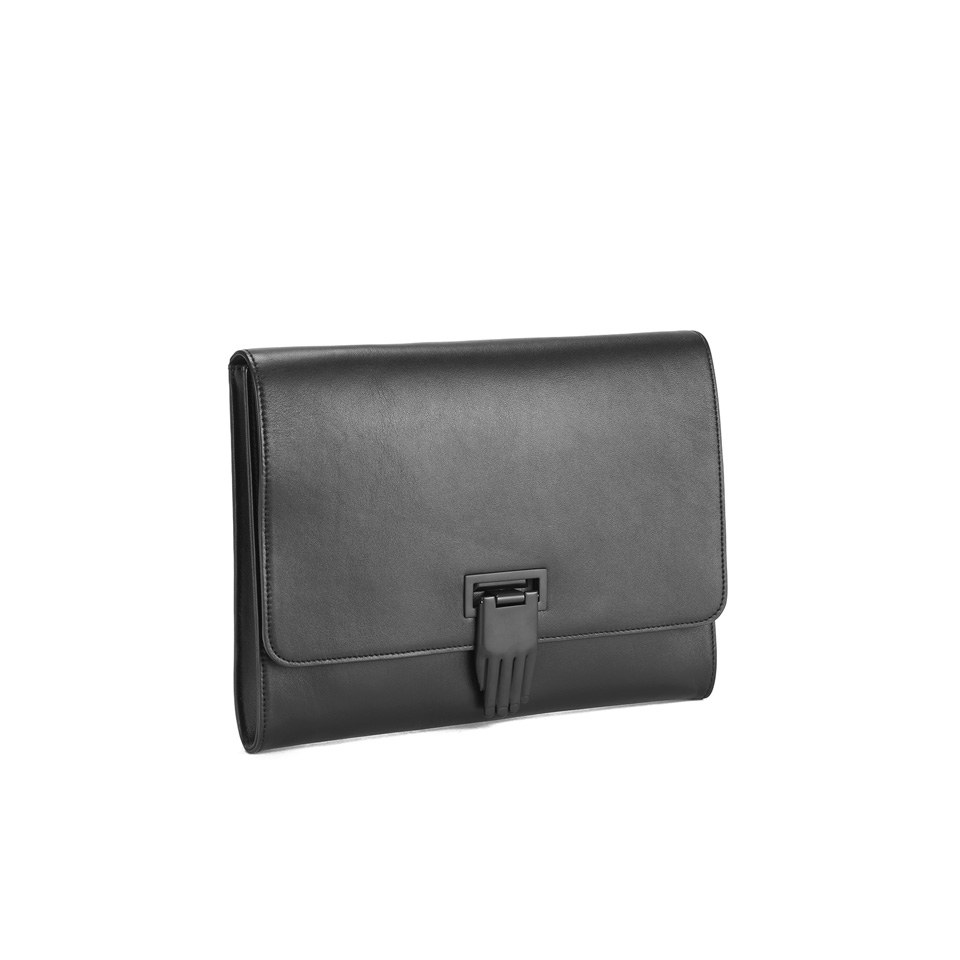 Black clasp purse top